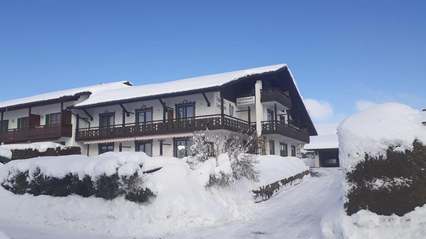 Ferienwohnung-Susanne-Im-Gaestehaus-Bergfrieden Bad Bayersoien ภายนอก รูปภาพ