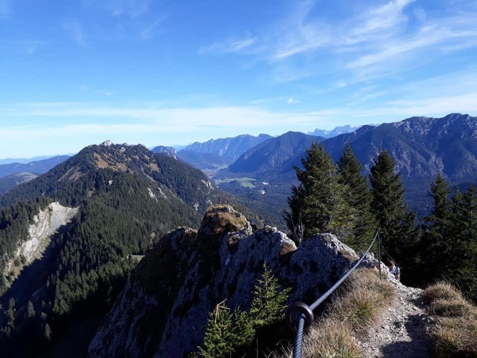 Ferienwohnung-Susanne-Im-Gaestehaus-Bergfrieden Bad Bayersoien ภายนอก รูปภาพ